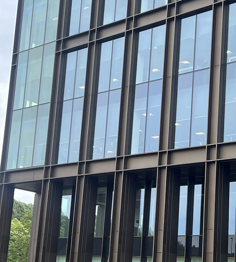 Aluminium pressings on outside of Kirkstall Forge building in Leeds - photo 3