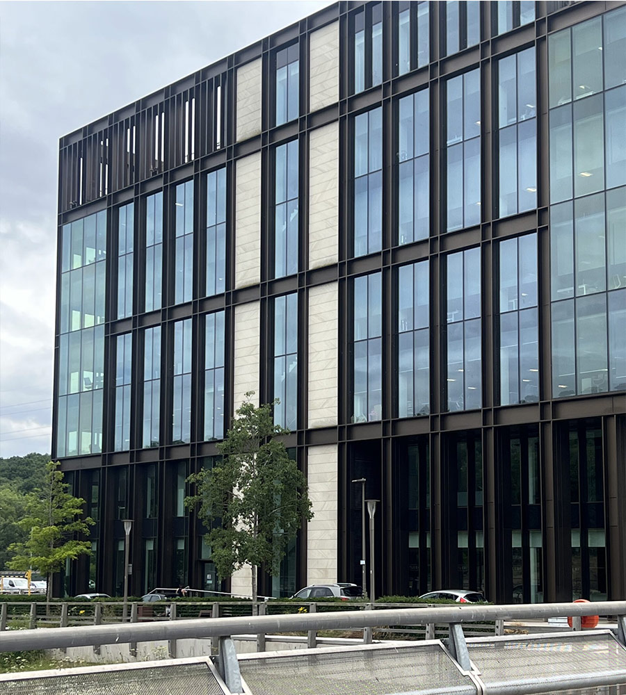 Aluminium pressings on outside of Kirkstall Forge building in Leeds - photo 5