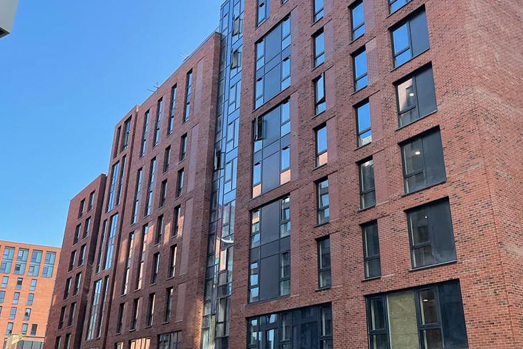 Steelworks House refurbished with aluminium curtain walling